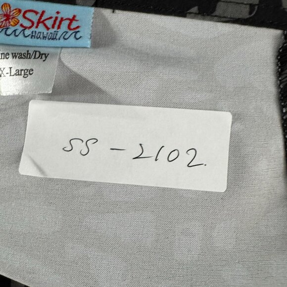 Ripskirt Wrap Skirt Cover Up 2XL Shibori Butterfly Charcoal Beach NWT SS-2102 - Picture 2 of 11